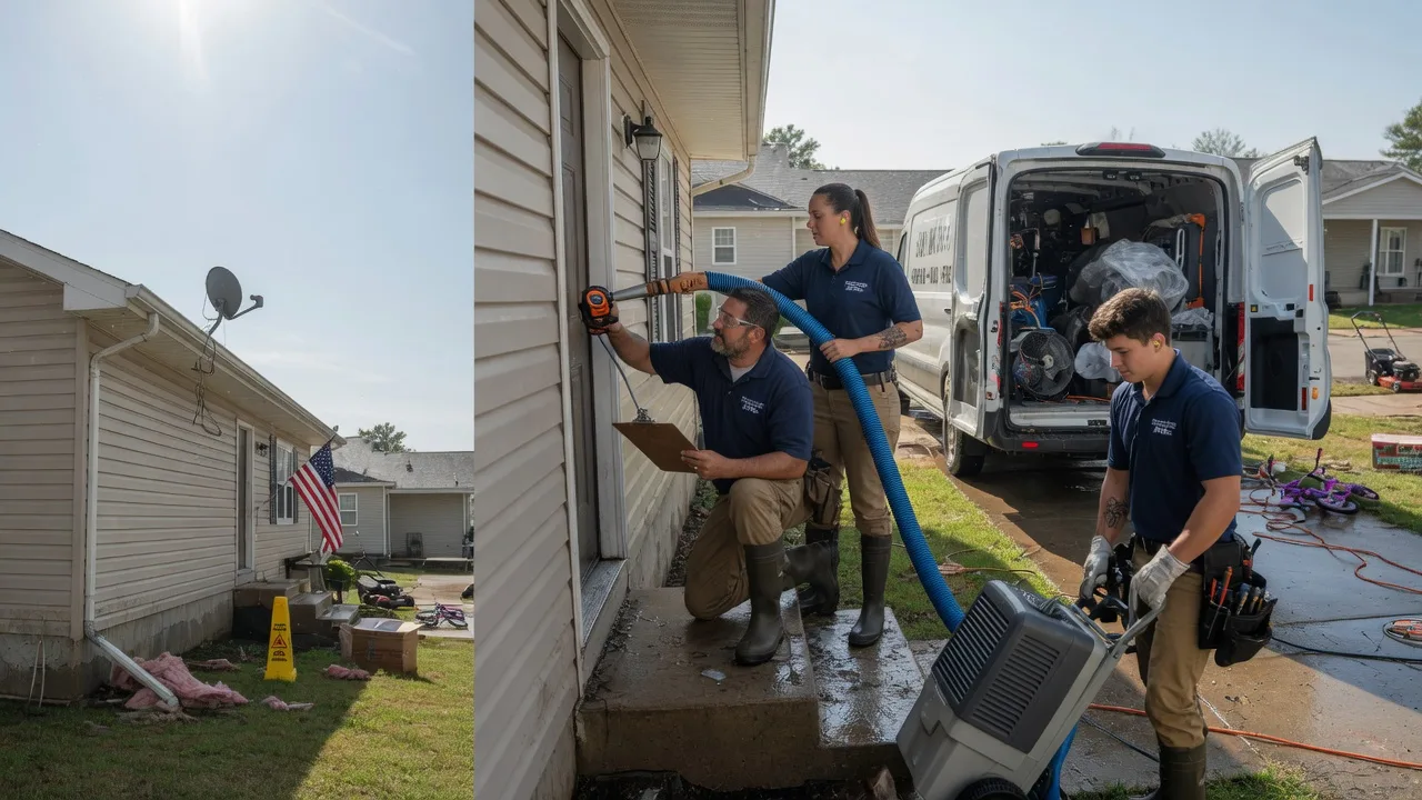Ceiling Water Damage Restoration in Eddyville, IL near me